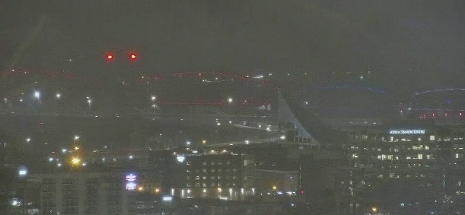 Big Four Bridge lights up in support of tornado victims